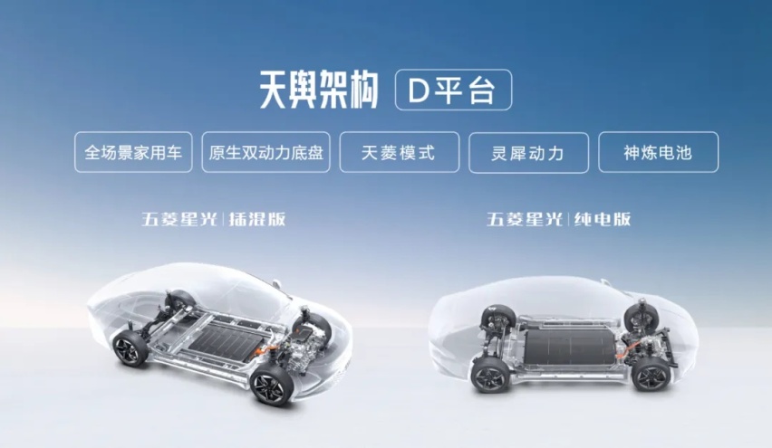 天舆架构D平台首款双动力车型 五菱星光共创版双车首发