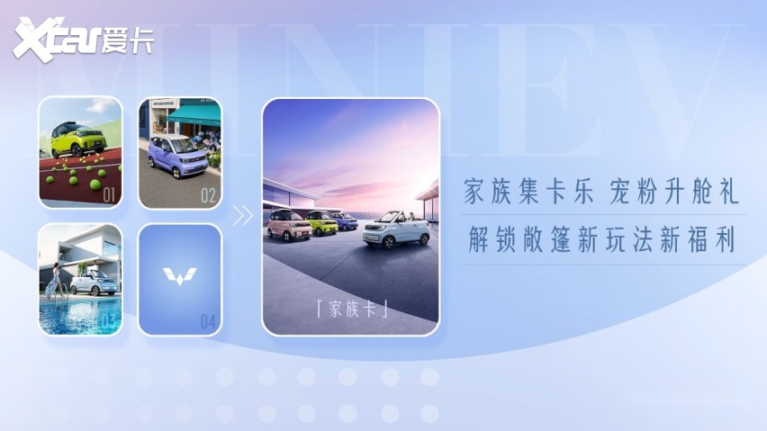 五菱宏光MINIEV系列代言人周也领衔家族全面上新，敞篷新玩法新福利浪