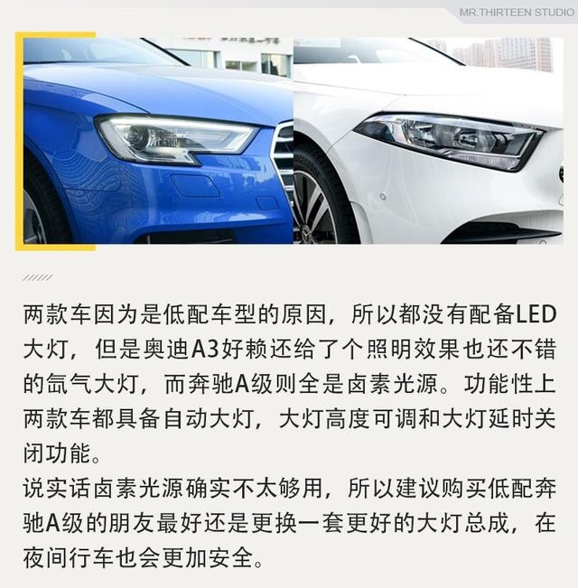 20万就能买的豪华轿车，奥迪A3和奔驰A级差在哪？