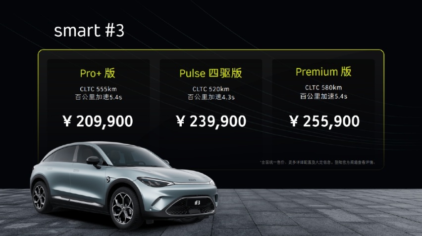 20.99万起步的smart精灵#3，捞走极氪X潜客