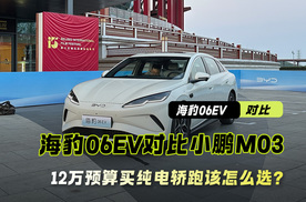 五连杆VS扭力梁 12万买纯电轿跑 海豹06EV和小鹏M03该怎么选?