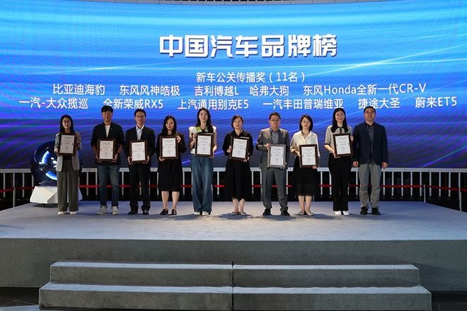 2023中国汽车品牌高峰论坛暨首届“中国汽车品牌年度榜”榜单揭晓