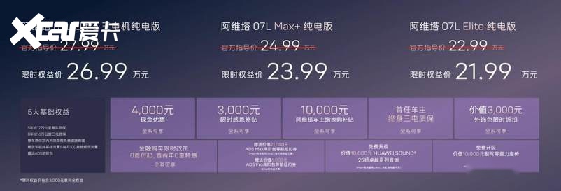 阿维塔07L 22.99万起上市 张凌赫亲临发布会现场助阵