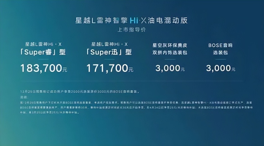 1300km续航+百公里4.3L油耗 星越L雷神Hi·X油电混动能否挑战丰田