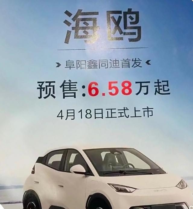 比亚迪海鸥或6.58万起售，它与五菱缤果该怎么选？