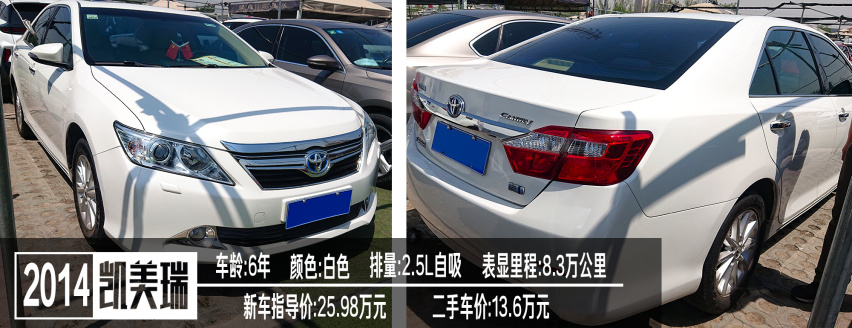 二手车行情大揭秘 凯美瑞是怎么做到这么保值的