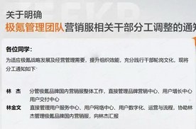 独家 | 极氪科技集团管理层调整：林杰全面负责极氪销售与市场