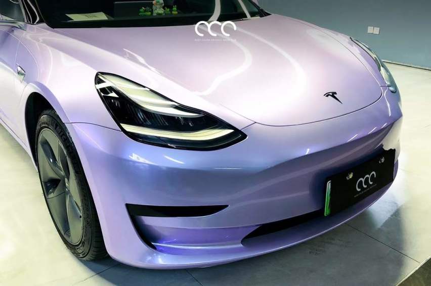特斯拉MODEL3——渐变亮面银幻紫