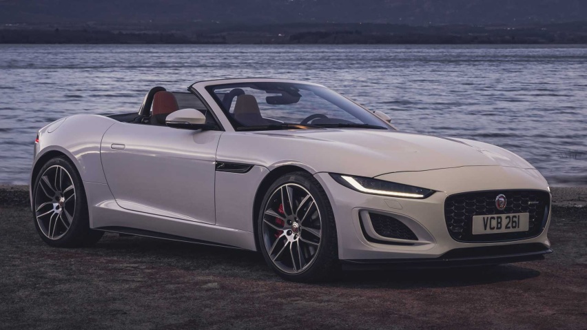 2022款捷豹F-type P450官图曝光,搭载V8发动机