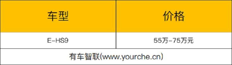 2020北京车展丨一汽红旗E-HS9预售预售价55万-75万