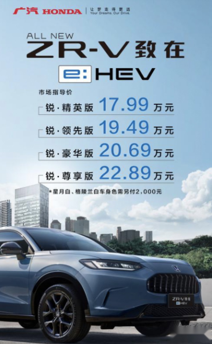 ZR-V致在 异彩进阶e:HEV领秀登场