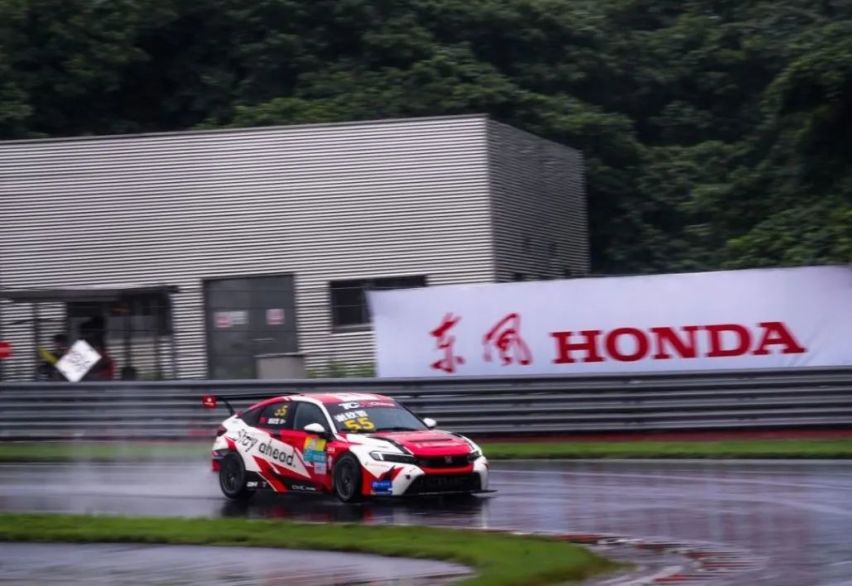 风雨兼程 进取不止 东风本田车队携全新赛车惊艳亮相绍兴柯桥站