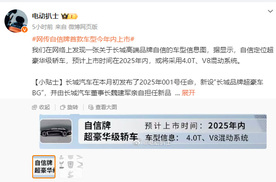 长城“自信汽车”曝光，车标神似劳斯莱斯，搭载4.0T V8引擎