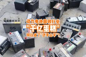 "千亿蛋糕"的动力电池回收行业，何以成了"烫手山芋"?