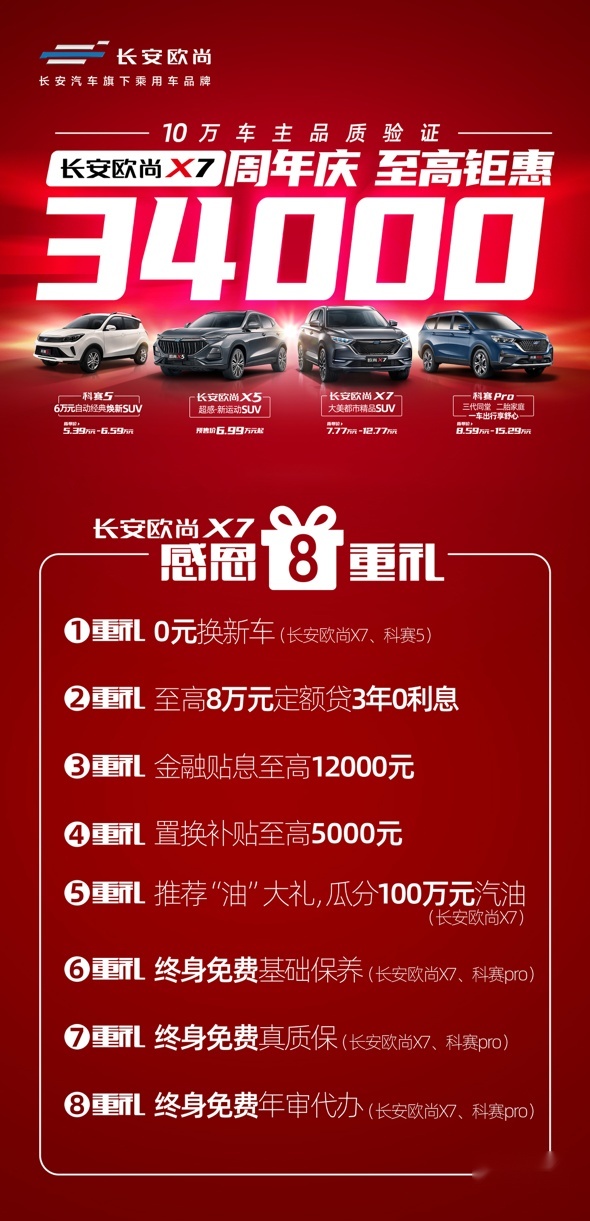 一年销量10万台！长安欧尚X7是如何做到的？