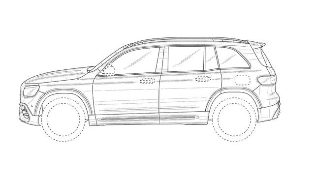 将近400匹的小型SUV！！！奔驰AMG GLB45申报图曝