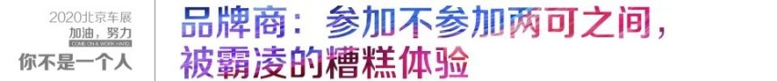 2020北京车展，加油，你不是一个人