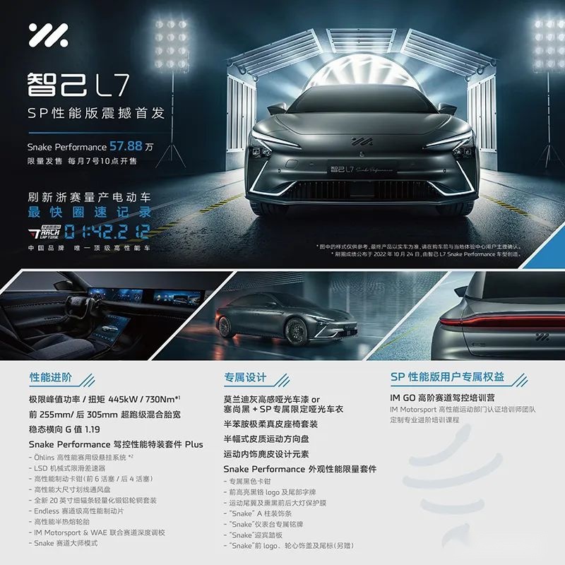 今天来看智己L7 SP性能版如何霸榜浙赛