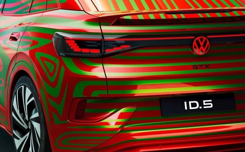 ID.4的溜背版，大众ID.5 GTX官方谍照曝光，更低风阻更长续航