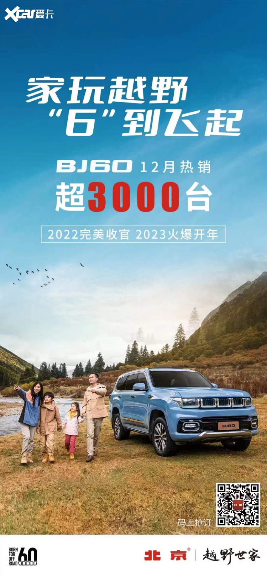 市首月销量破3000台 让越野回归家庭的BJ60 2023前景可期