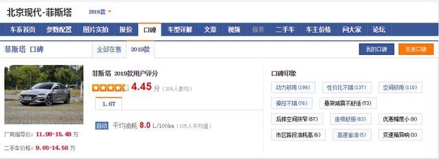 现代菲斯塔,颜值高跑得快,能家用也能运动,1.6T有204匹