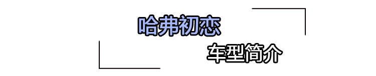 哈弗初恋购车手册 首推1.5T大四版