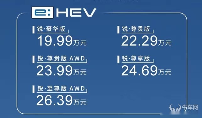 几乎实现油电同价，全新一代皓影e:PHEV和e:HEV车型上市