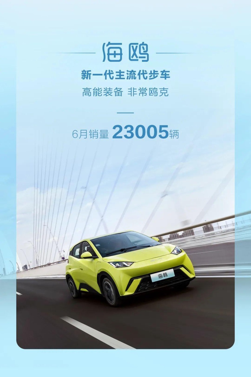 来自海洋的力量！比亚迪海洋网6月销量破11万！
