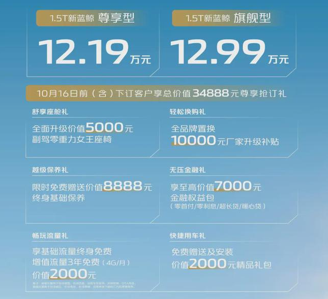 燃油SUV的新标杆 第四代长安CS75上市 售12.19万起