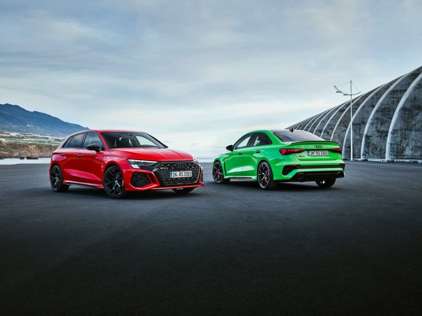 全新奥迪RS3实车亮相，2.5T+RS扭矩分配器，零百加速3.8秒