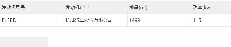 魏牌摩卡PHEV申报图曝光