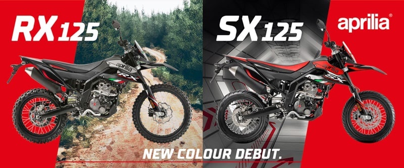 Aprilia入门级越野 RX125/SX125新款月底亮相