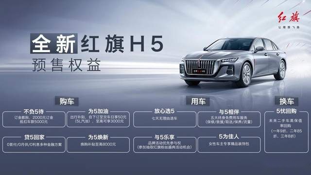 以实力鉴未来 全新红旗H5量产下线并开启预售