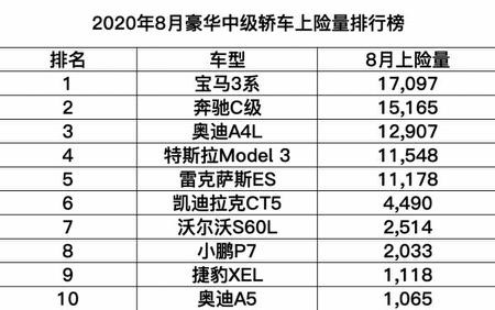 紧追Model 3，小鹏P7 8月上险量2033辆