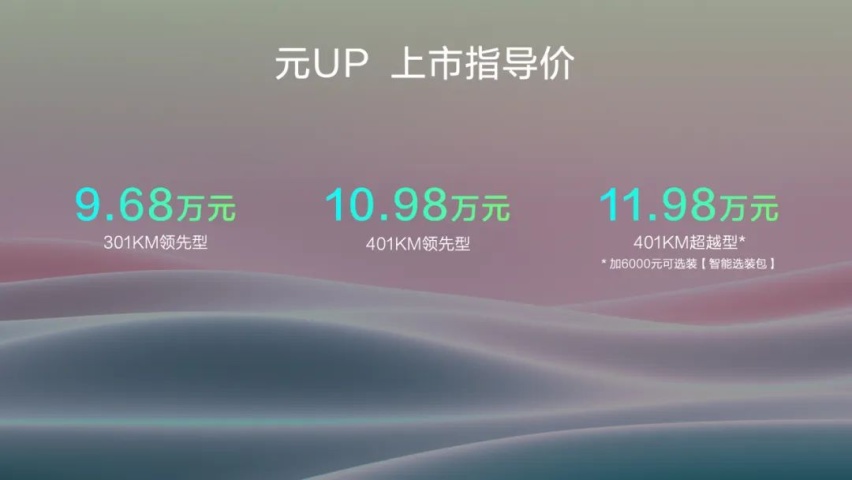 猛将攻城，比亚迪元UP
