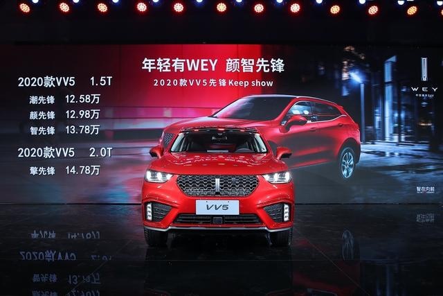 年轻有WEY 颜智先锋 2020款VV5锐意登场