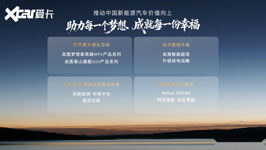 岚图北京车展发布ESG品牌 描绘零碳未来蓝图