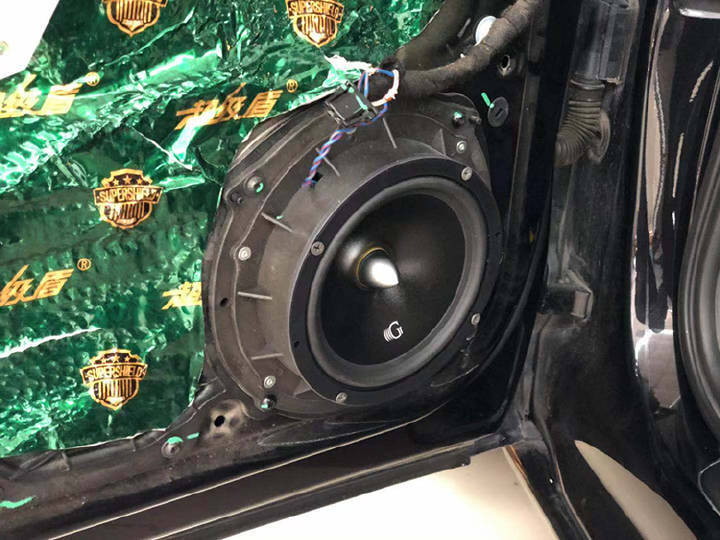 沈阳奥迪A6汽车音响隔音改装升级黄金声学GE6.2两分频套装