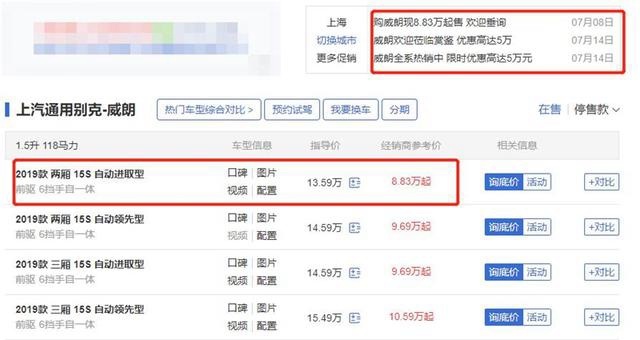 为别克杀入前十的不是英朗，竟然是它！威朗凭什么能月销2万？