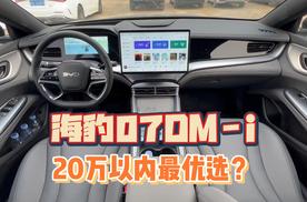 海豹07DM-i，20万以内最优选？