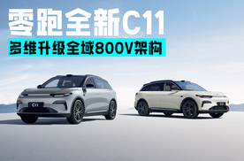 多维升级全域800V架构 新款零跑C11上市售14.98万起