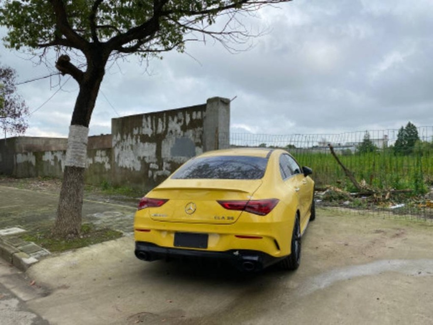 或8月底上市，奔驰AMG CLA 35国内实车曝光