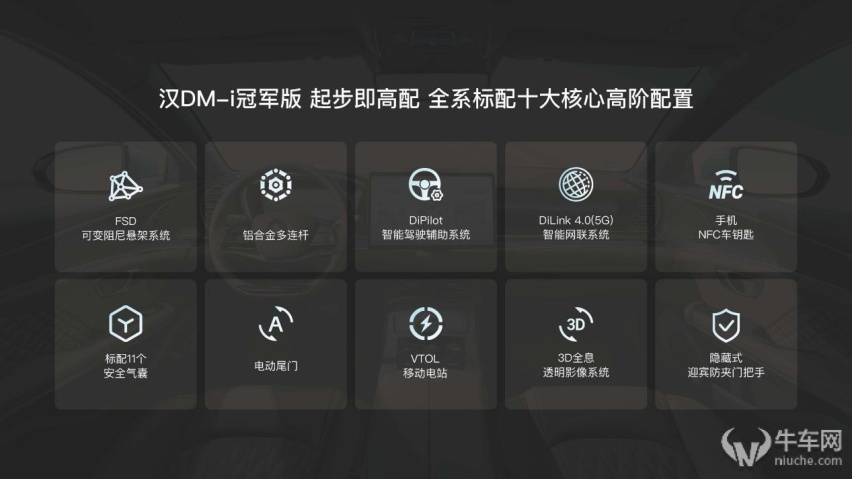汉DM-i冠军版、汉DM-p战神版巅峰上市，售价18.98~28.98