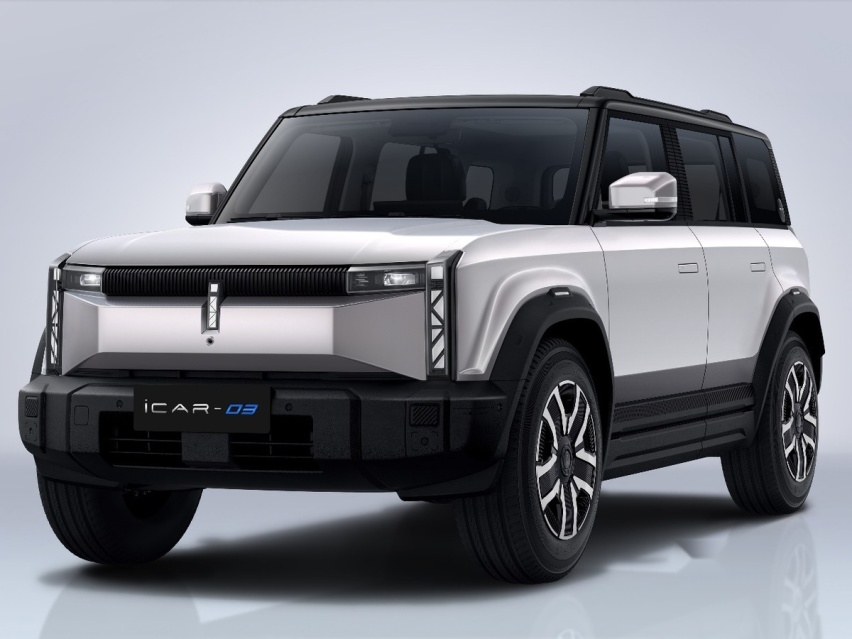 又帅又能轻“豁”的电动“小卫士” 十五万级的iCAR 03