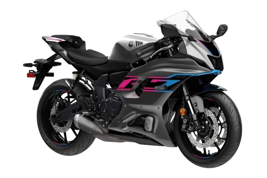 2024雅马哈YZF-R7新色海外发布：赛博庞克风格上身