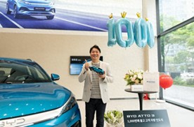 比亚迪元plus在韩国2个月累计交付超过1000辆！