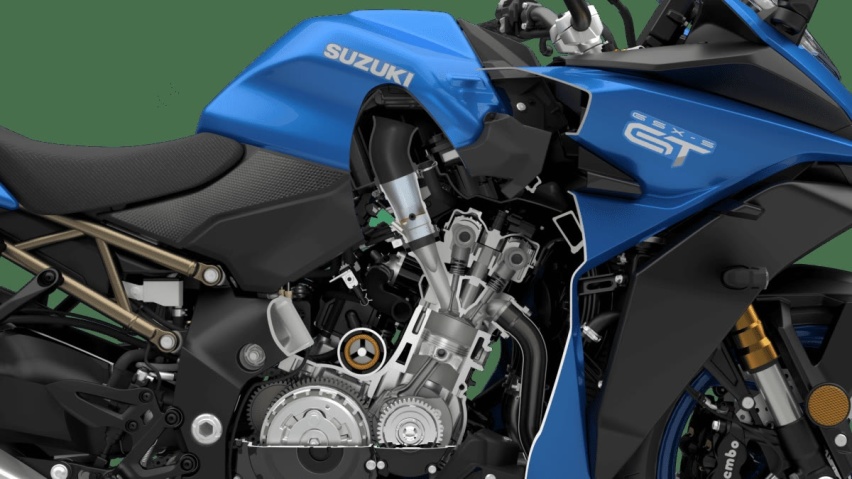 2022铃木GSX-S1000GT发布：生化机械风脸谱，全能公升级跑旅