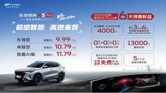 年终最值得期待的运动型SUV—欧尚X5PLUS正式开启预售