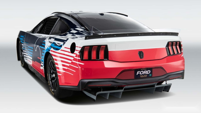 福特Mustang新赛车 2024赛季NASCAR赛车