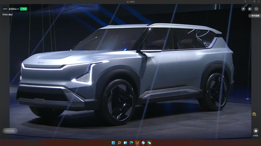 外观极具科幻感，起亚全新纯电SUV EV5概念车发布